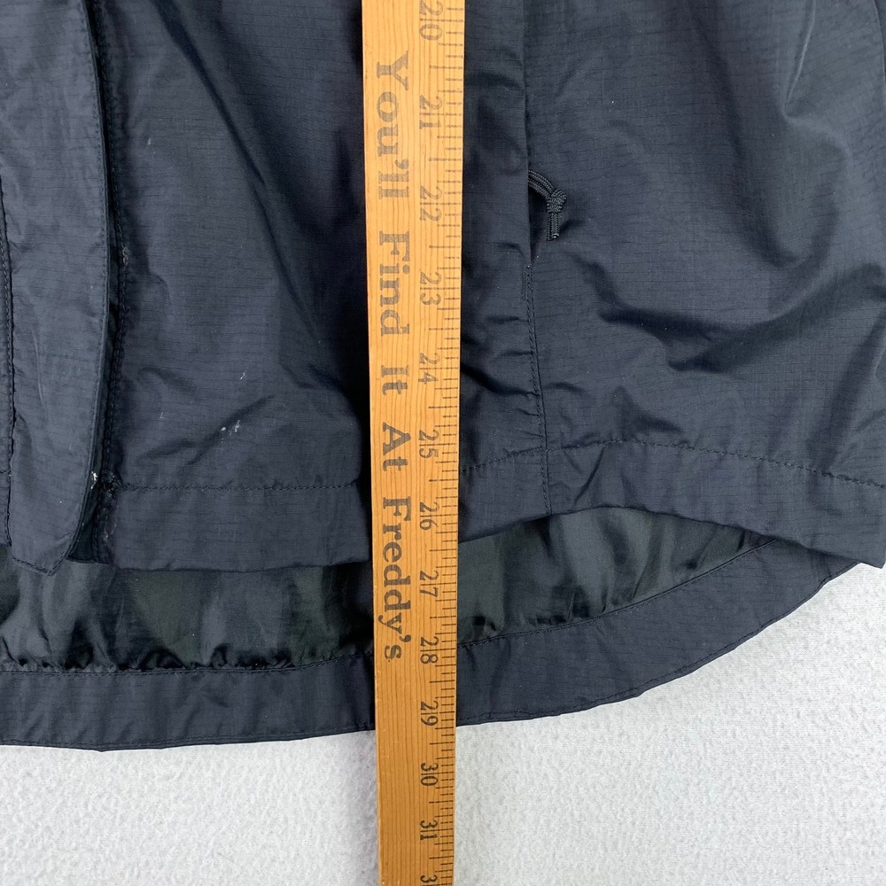 The North Face HyVent Rain Jacket Womens L Black Hooded Windbreaker Waterproof - Picture 8 of 10